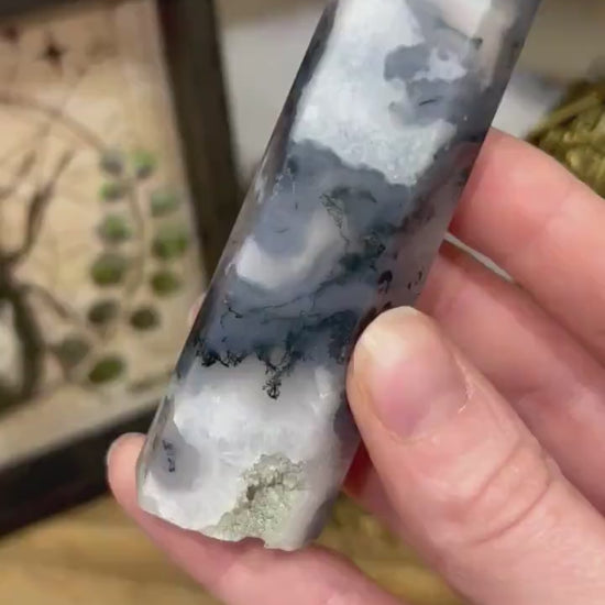 High Quality Moss Agate | Druzy Moss Agate