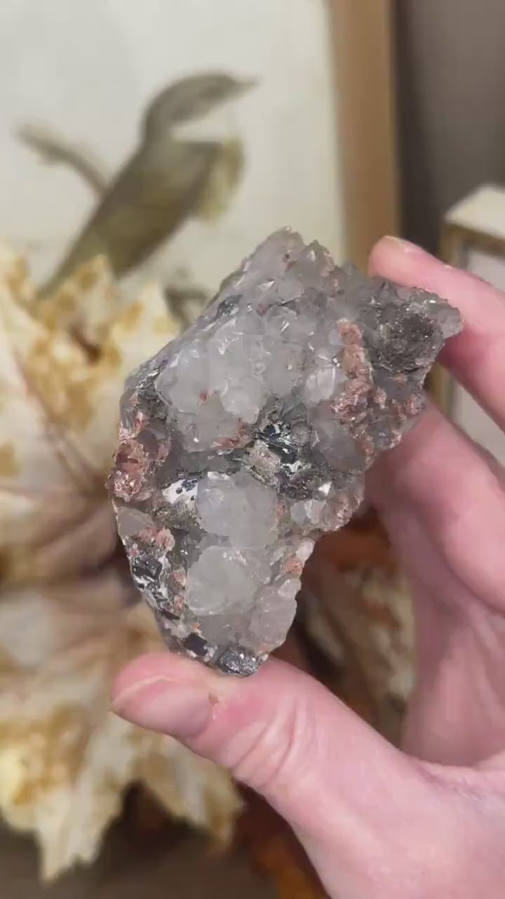 Barite and Quartz Specimen from Morocco | Mixed Mineral Specimen