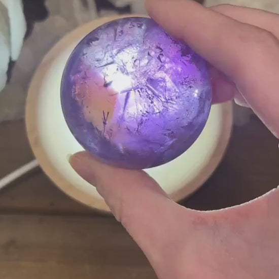 High Grade Ametrine Sphere | Amethyst Sphere