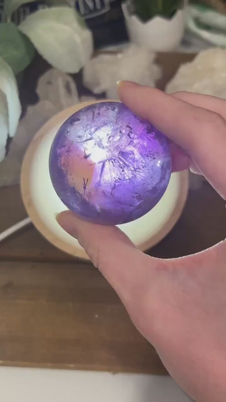 High Grade Ametrine Sphere | Amethyst Sphere