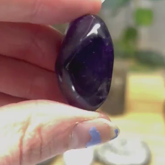 Extra Quality Amethyst Tumble | “Violet Flame” Amethyst