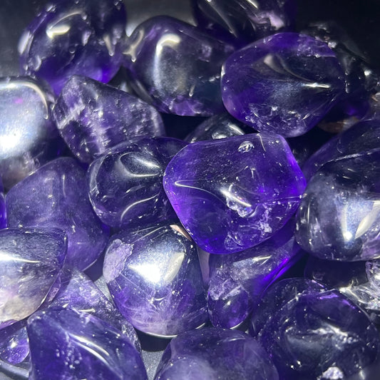 Extra Quality Amethyst Tumble | “Violet Flame” Amethyst