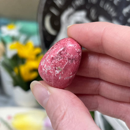 Rare Thulite Tumble from Norway | High Quality Thulite